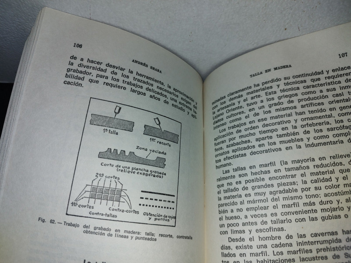 101- Técnica De La Talla En Madera - Andrés Seara López - 1971