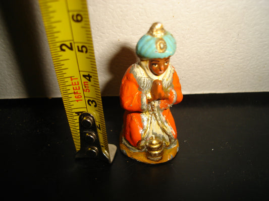 A2- Antigua Figura De Plomo. Rey Mago Baltasar - 60'S