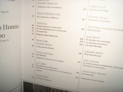 1- Voces Del Noreste. Campamento Literario. Chihuahua, Coahuila, Durango, Nuevo León, Tamaulipas. Revista 1. Año I, Noviembre 2010