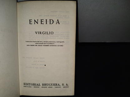 169- Eneida. Virgilio - Editorial Bruguera. Edición Especial: Septiembre, 1972