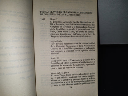 77- El Caso Flores Tapia - Armando Castilla, Mario Aguirre - Primera Edición 1982