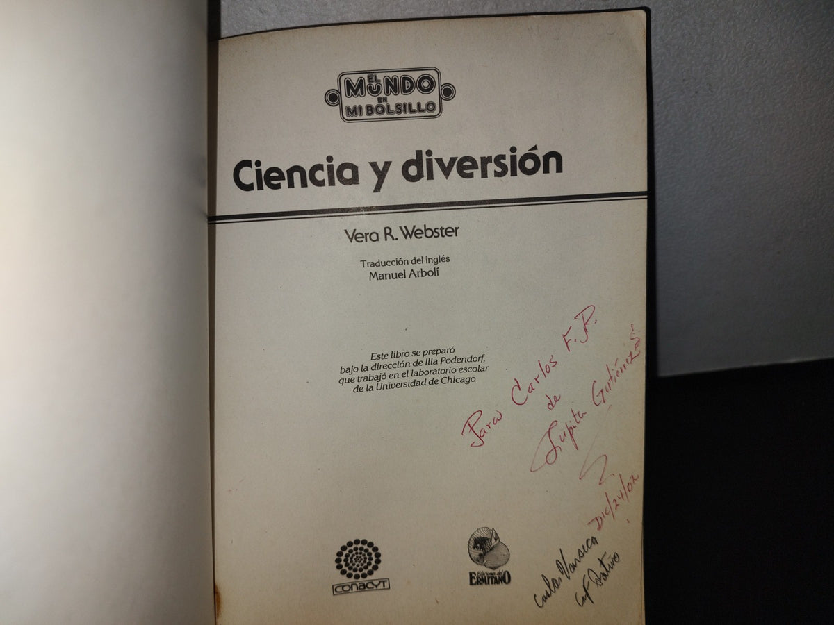 96- Ciencia Y Diversión - Vera R. Webster - El Mundo En Mi Bolsillo - 1987