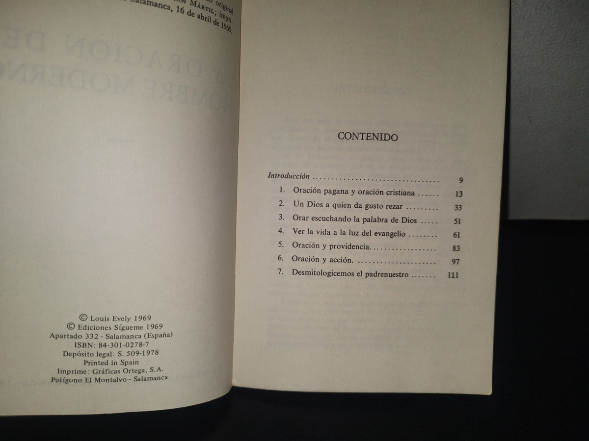 132- La Oración Del Hombre Moderno - Louis Evely