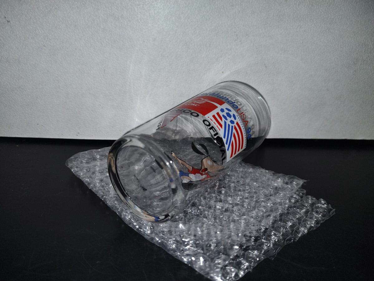 A2- Vaso De Cristal De Colección Coca-Cola Copa Del Mundo Usa 94