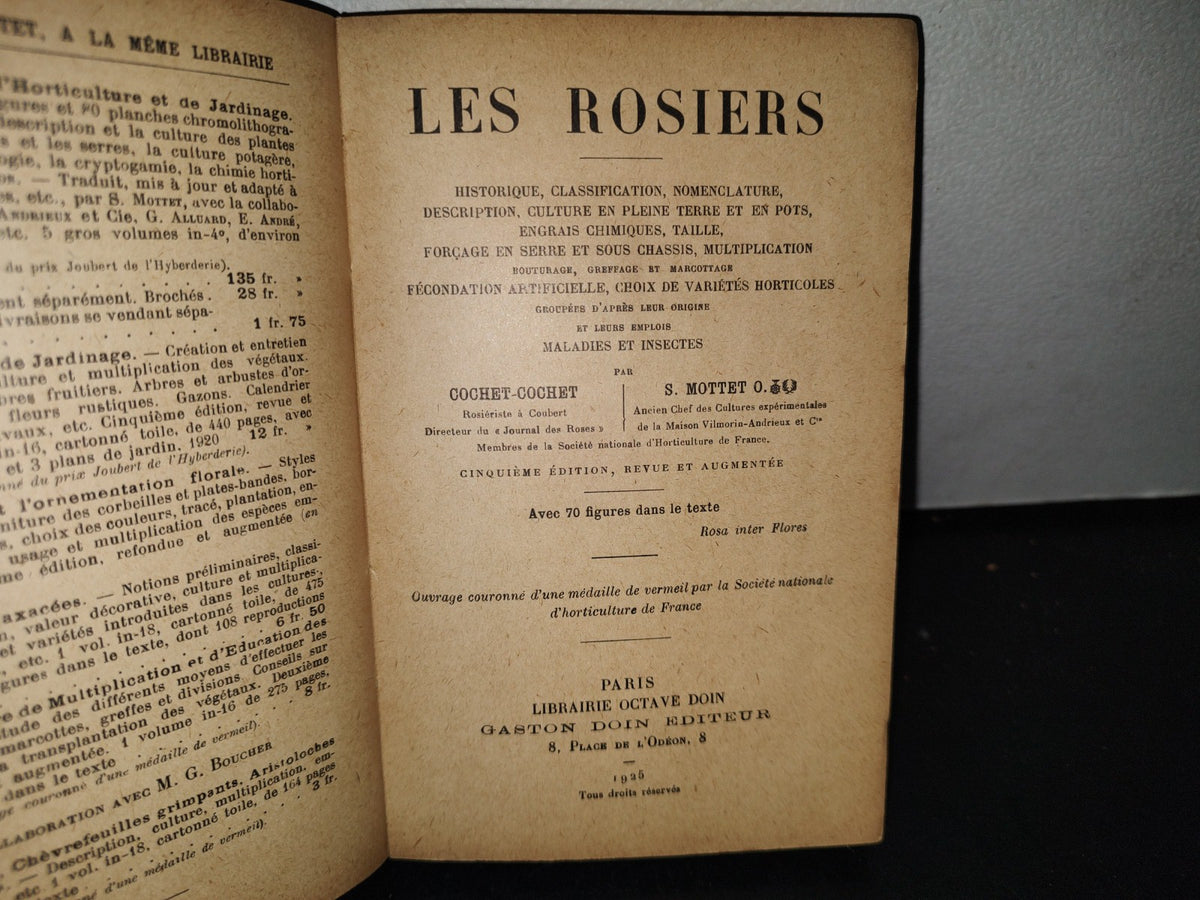 64- Francés. Les Rosiers - Cochet-Cochet, S. Mottet - 1925