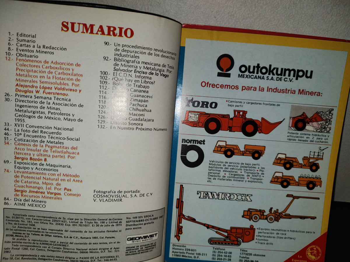 99- Revista De Geología. Geomimet - Septiembre/Octubre 1987