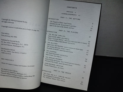 153- The Haiti Files. Decoding The Crisis - James Ridgeway. Essential Books. Washington, D.C. 1994