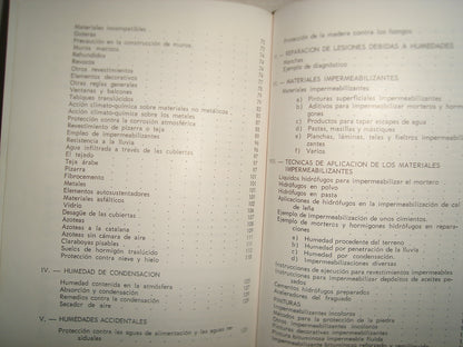 167- Las Humedades En La Construcción - Federico Ulsamer - 1978