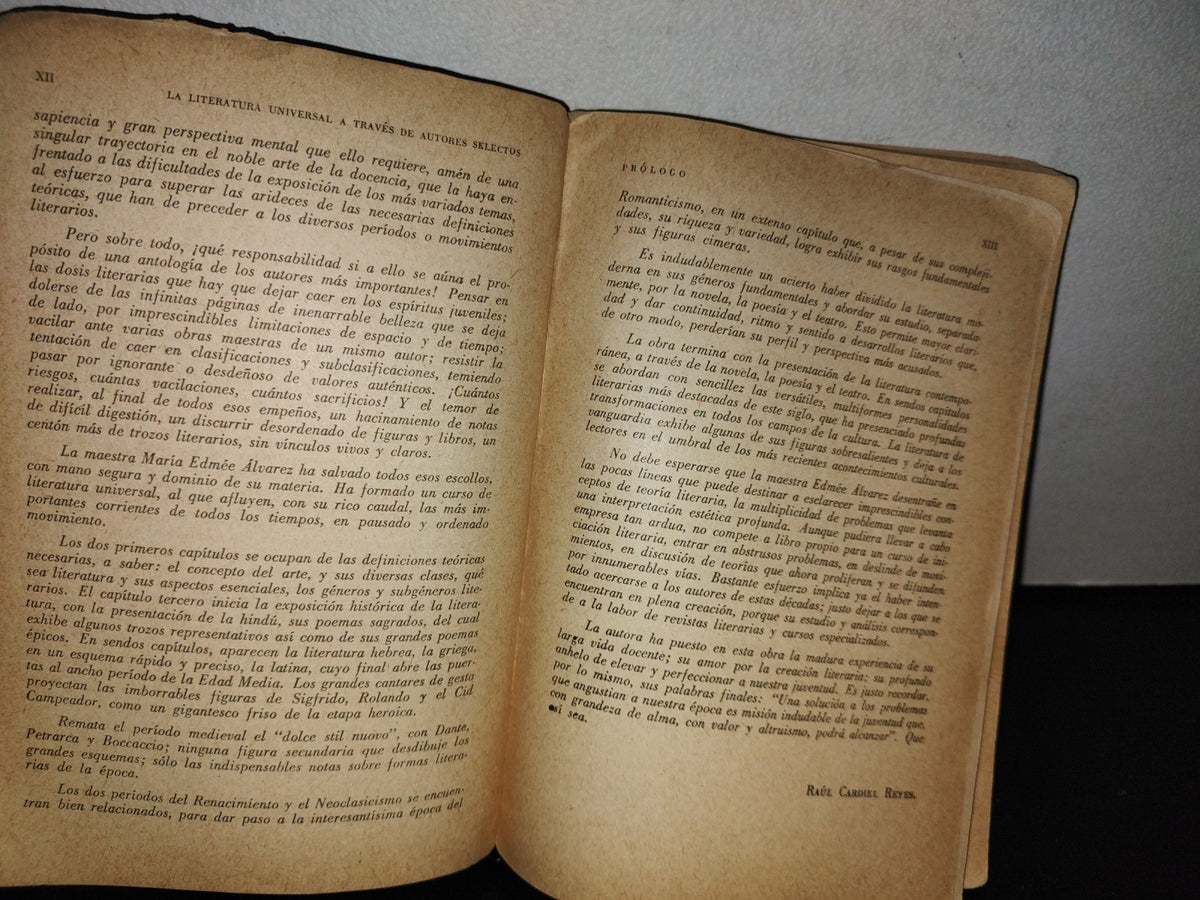 192- La Literatura Universal A Través De Autores Selectos - Editorial Porrúa 1969