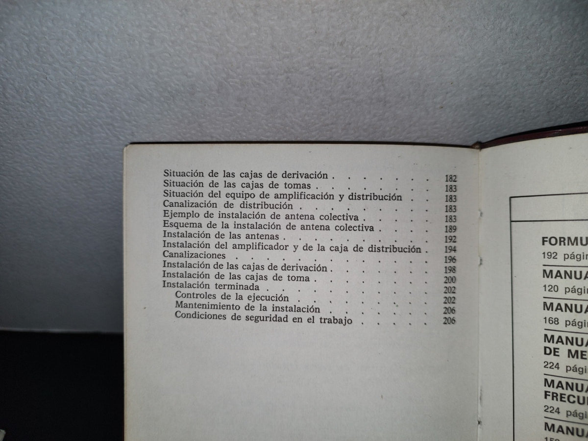 87-2- Manual De Antenas Receptoras Para Tv Y Fm - Francisco Ruiz Vassallo - Ediciones Ceac - 1981
