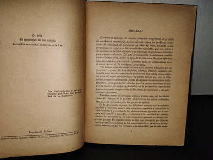 91- Matemáticas. Tercer Curso - Arquímedes Caballero - 1962