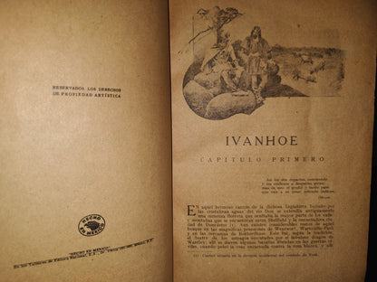 85- Ivanhoe. Novela Histórica - Walter Scott. Editora Nacional, S. A. - México 1951