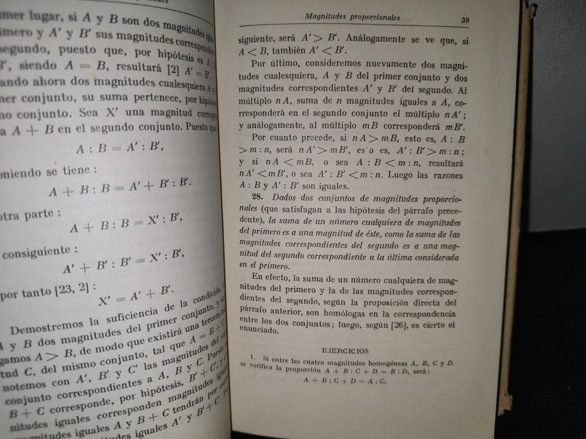 74- Elementos De Geometría. Tomo Segundo - Francesco Severi - 1958