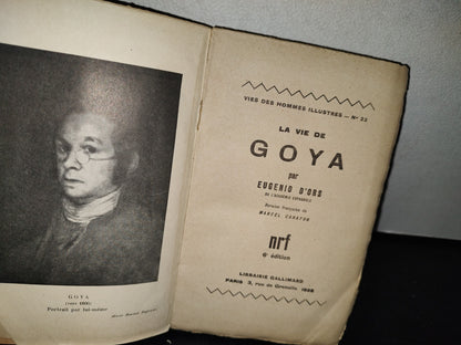 48- La Vie De Goya - Eugenio D'Ors - 1928