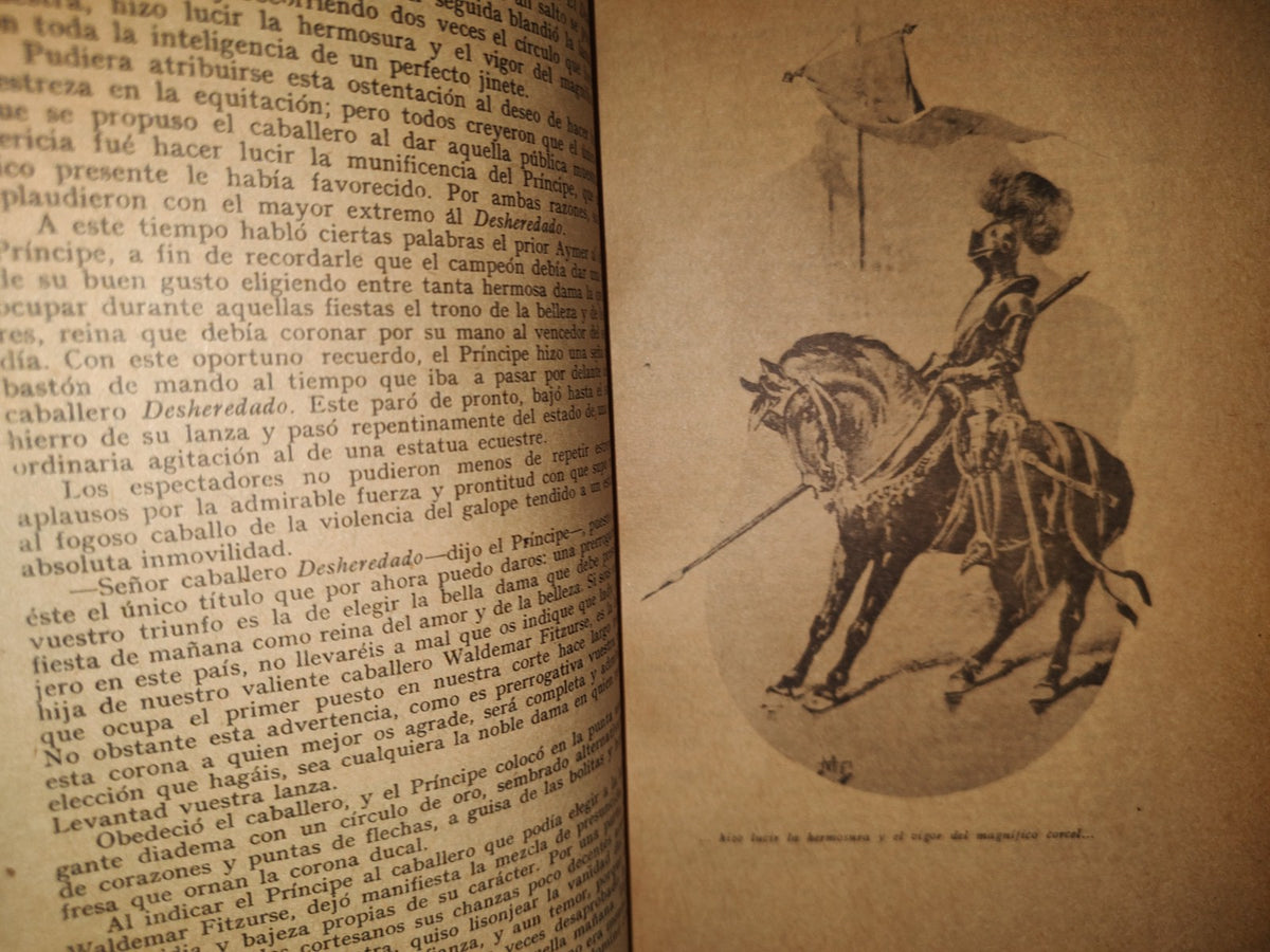 85- Ivanhoe. Novela Histórica - Walter Scott. Editora Nacional, S. A. - México 1951
