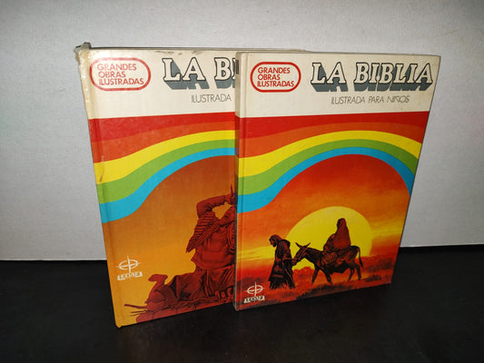 166- Grandes Obras Ilustradas. La Biblia Ilustrada Para Niños - Edaf - 80'S