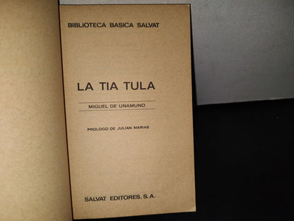 169- La Tía Tula - M. De Unamuno