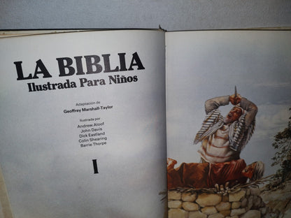 166- Grandes Obras Ilustradas. La Biblia Ilustrada Para Niños - Edaf - 80'S