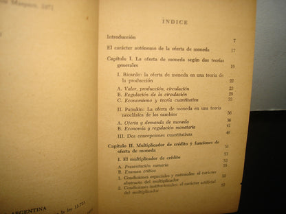 7- La Oferta De Moneda. Crítica De Un Concepto - Suzanne De Brunhoff