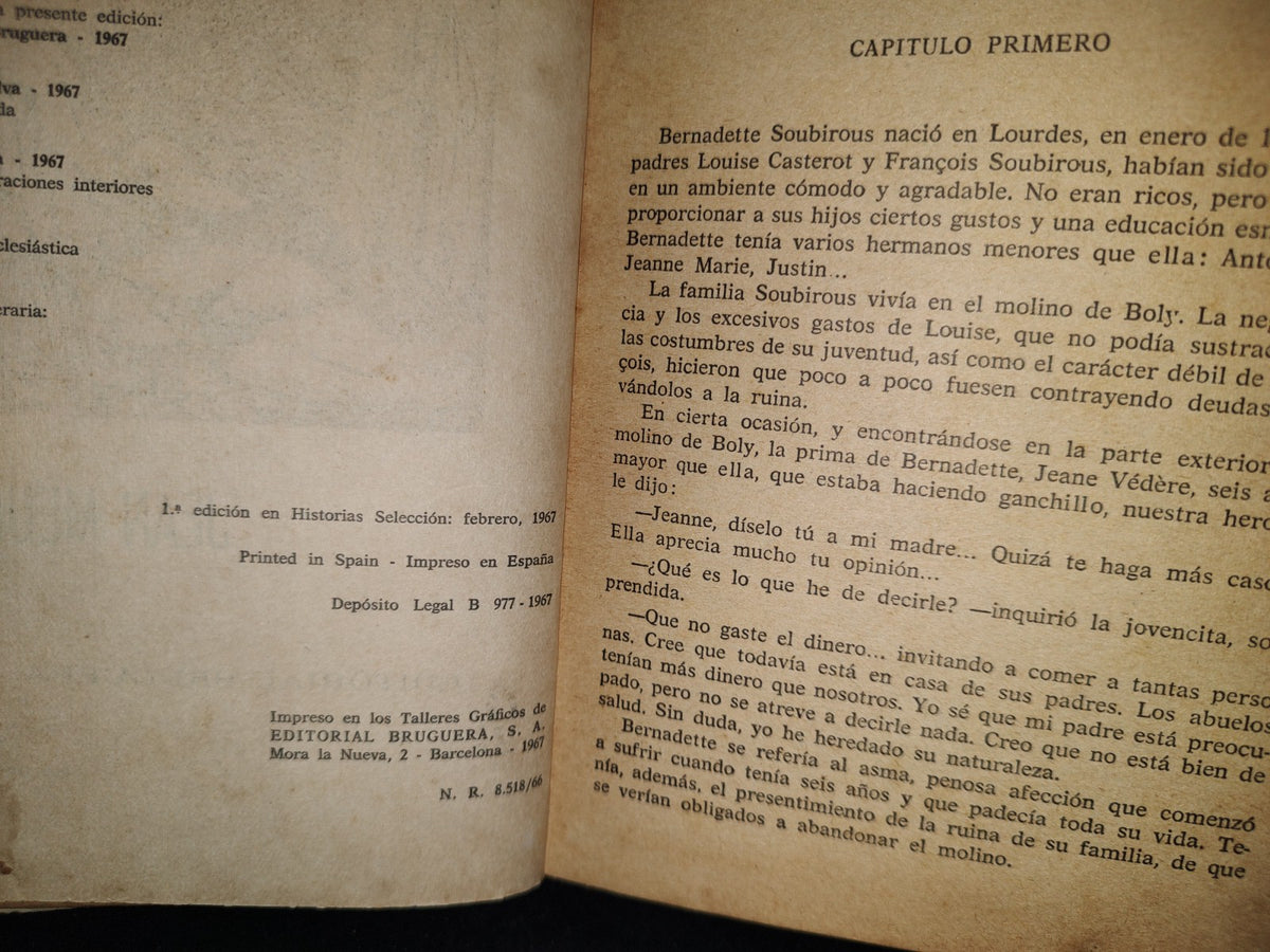 58- Bernadette - Jean Meunier - Primera Edición 1967