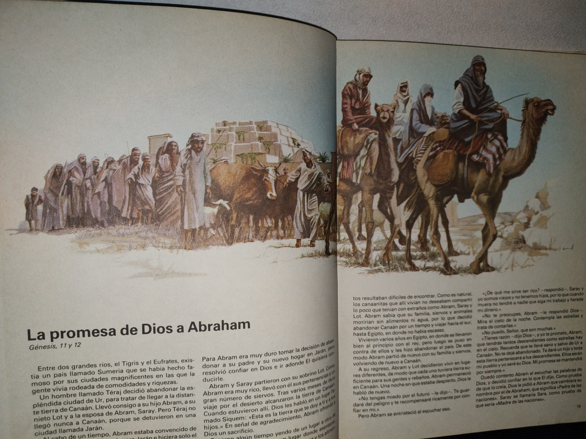 166- Grandes Obras Ilustradas. La Biblia Ilustrada Para Niños - Edaf - 80'S