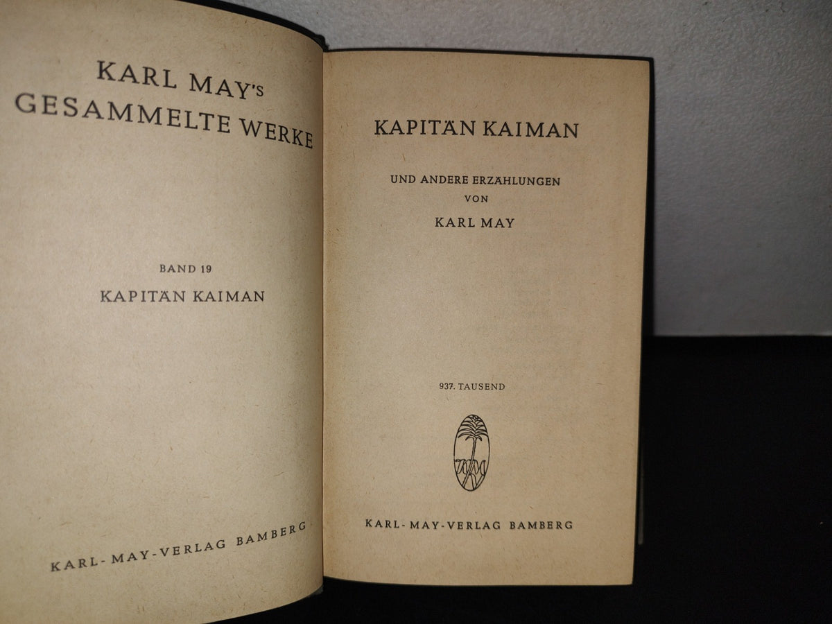 83- Kapitän Kaiman Und Andere Erzählungen Von Karl May - Karl May Verlag Bamberg - 1955