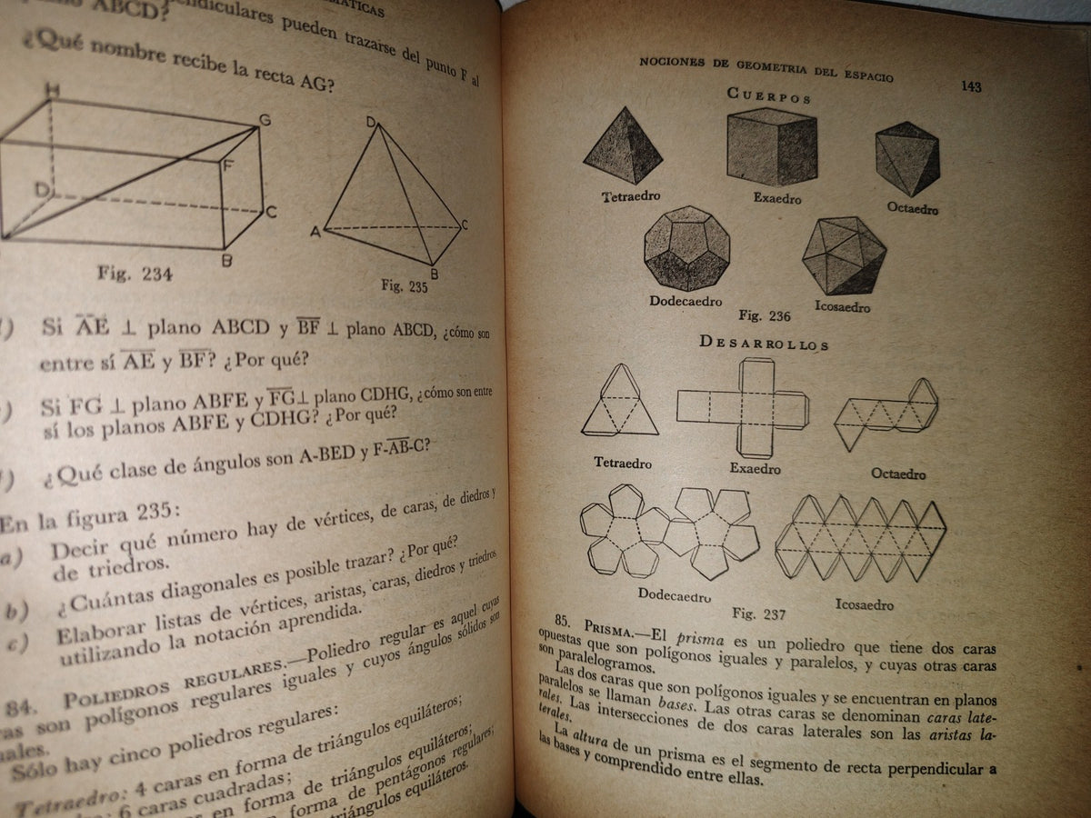 91- Matemáticas. Tercer Curso - Arquímedes Caballero - 1962