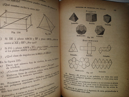 91- Matemáticas. Tercer Curso - Arquímedes Caballero - 1962