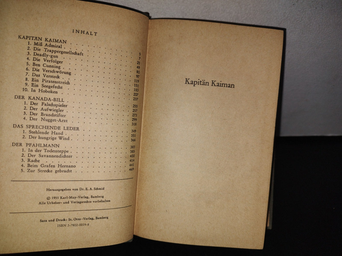 83- Kapitän Kaiman Und Andere Erzählungen Von Karl May - Karl May Verlag Bamberg - 1955