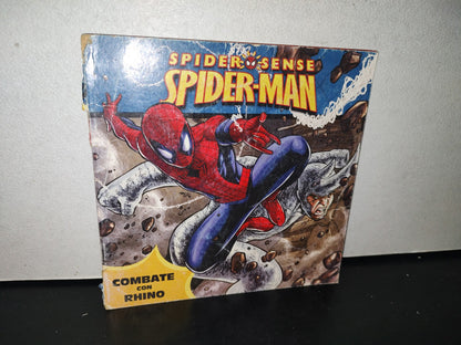 89- Libro Hombre Araña. Spider Sense. Spiderman: Combate Con Rhino. Great Moments Publishing - 2009