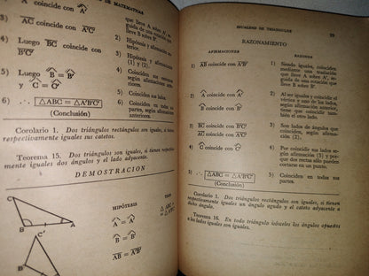 91- Matemáticas. Tercer Curso - Arquímedes Caballero - 1962