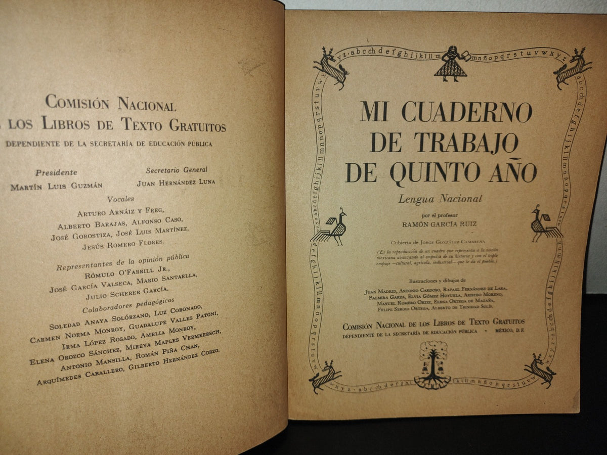 143- Mi Cuaderno De Trabao De Quinto Año. Lengua Nacional - 1970
