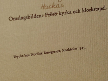 172- Sueco. Konung Gustaf Vi Adolfs Eriksgata. Jämtland-Härjedalen - 1955