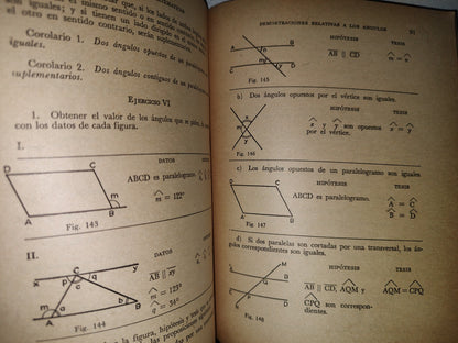 91- Matemáticas. Tercer Curso - Arquímedes Caballero - 1962