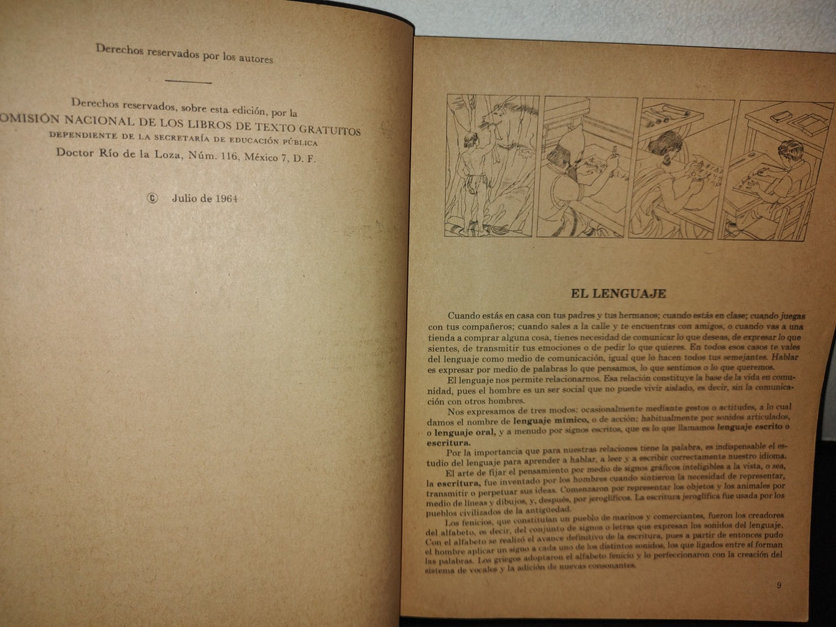 143- Mi Cuaderno De Trabao De Quinto Año. Lengua Nacional - 1970