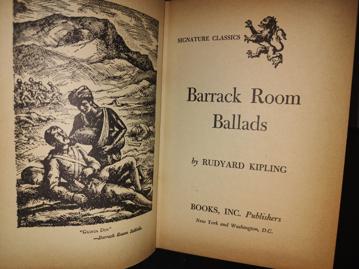 101- Barrack Room Ballads - Rudyard Kipling - Signature Classics - 50'S