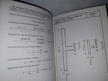 87-2- Manual De Antenas Receptoras Para Tv Y Fm - Francisco Ruiz Vassallo - Ediciones Ceac - 1981