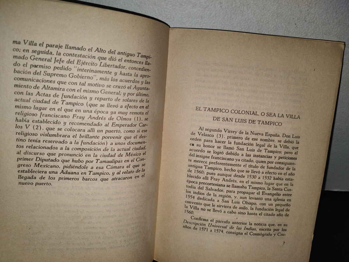83- Repoblación De Tampico - Luis Velasco Y Mendoza - México 1942