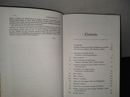 118- The German Cookbook. A Complete Guide To Mastering Authentic German Cooking. Mimi Sheraton 1965