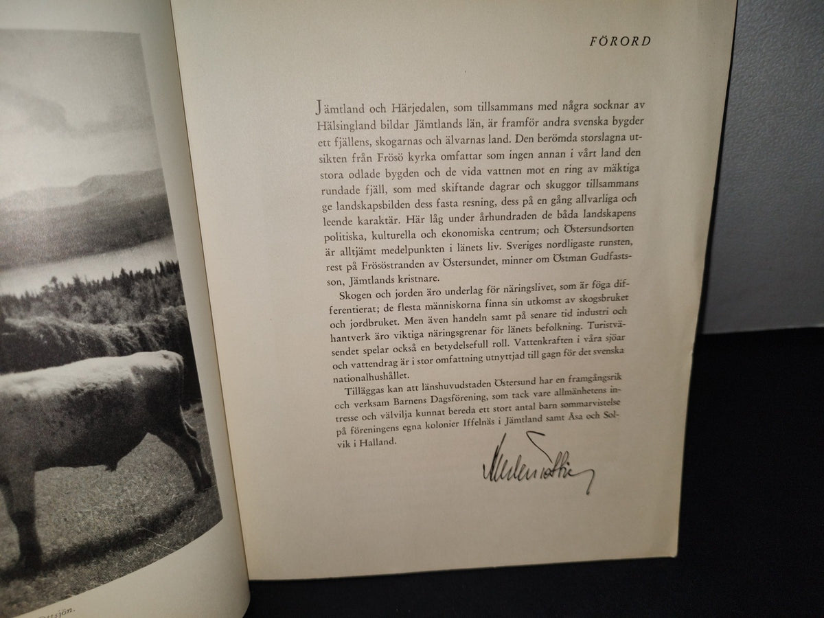 172- Sueco. Konung Gustaf Vi Adolfs Eriksgata. Jämtland-Härjedalen - 1955