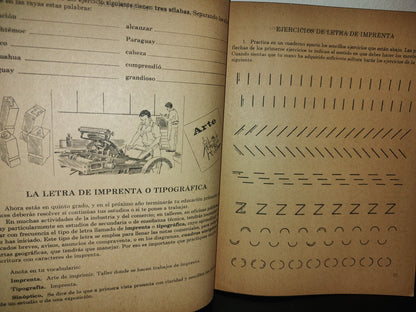 143- Mi Cuaderno De Trabao De Quinto Año. Lengua Nacional - 1970