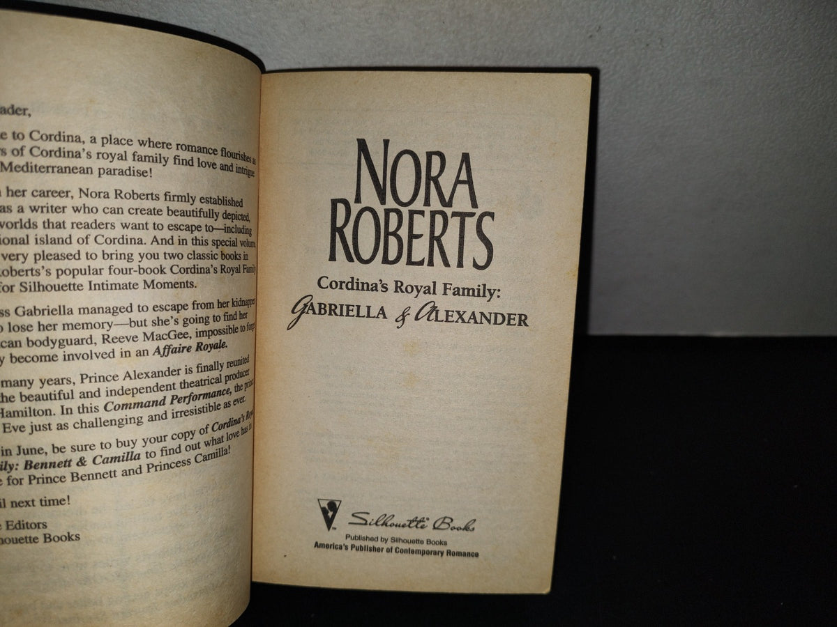 124- Cordina'S Royal Family: Gabriella & Alexander - Nora Roberts - 1987