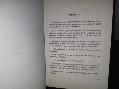 98- La Remuneración Y Sus Efectos Psicológicos - O.I.C.O.S. - Sagitario S. A. 1967
