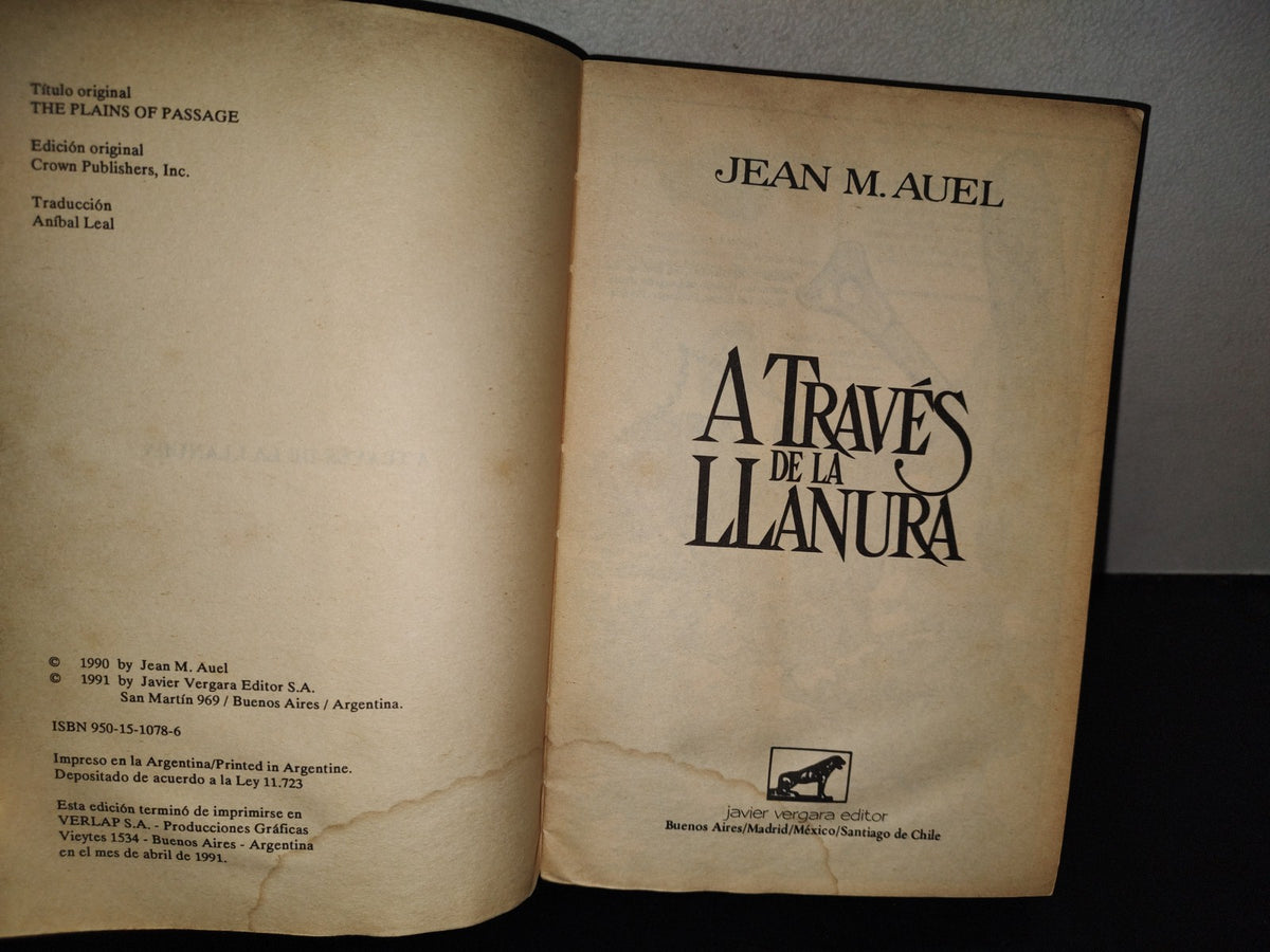 202- A Través De La Llanura - Jean M. Auel