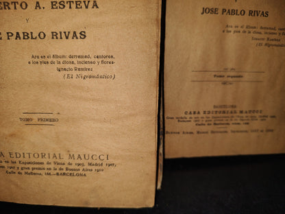 60- El Parnaso Mexicano - Los 2 Tomos - Adalberto A. Esteva Y José Pablo Rivas - 1900'S