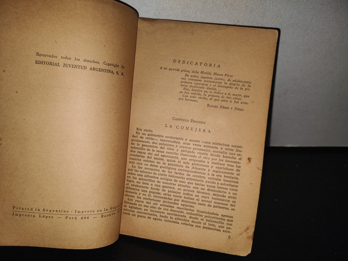 84- La Señora - Rafael Pérez Y Pérez. Biblioteca Primor 102 - 1945