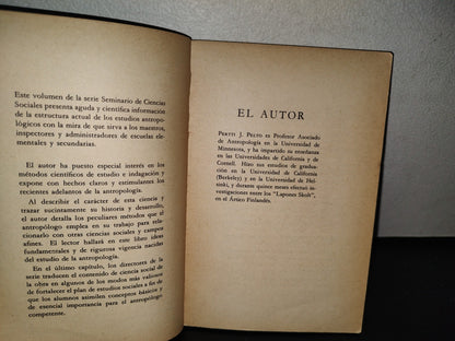 169- El Estudio De La Antropología - Pertti J. Pelto