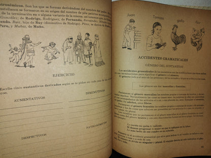 143- Mi Cuaderno De Trabao De Quinto Año. Lengua Nacional - 1970