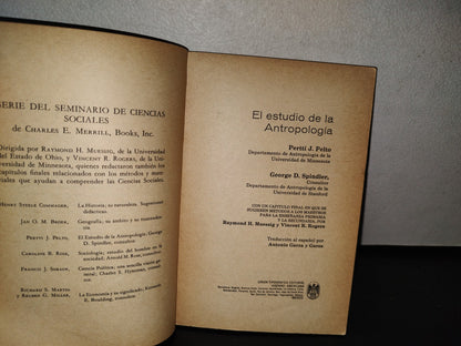 169- El Estudio De La Antropología - Pertti J. Pelto