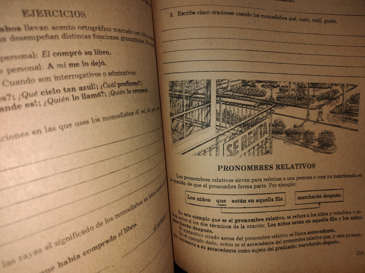 143- Mi Cuaderno De Trabao De Quinto Año. Lengua Nacional - 1970